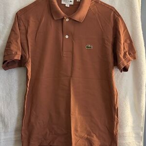 Lacoste Clasic Fit Men's Polo Shirt in Warm Brown
